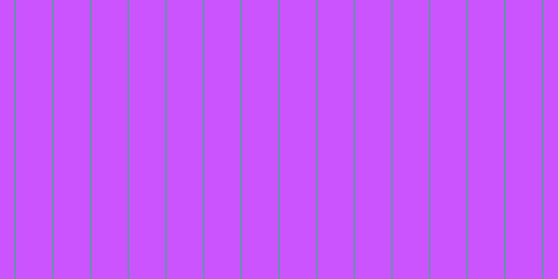 #bc1cfe (75%), #46a393 vertical lines, two pixels wide, fifty-two pixels apart