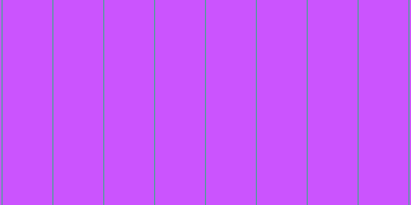 #bc1cfe (75%), #46a393 vertical lines, two pixels wide, ninety-seven pixels apart