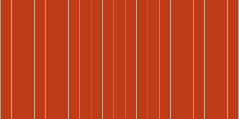 #bc3d17, #caa393 vertical lines, two pixels wide, thirty-six pixels apart