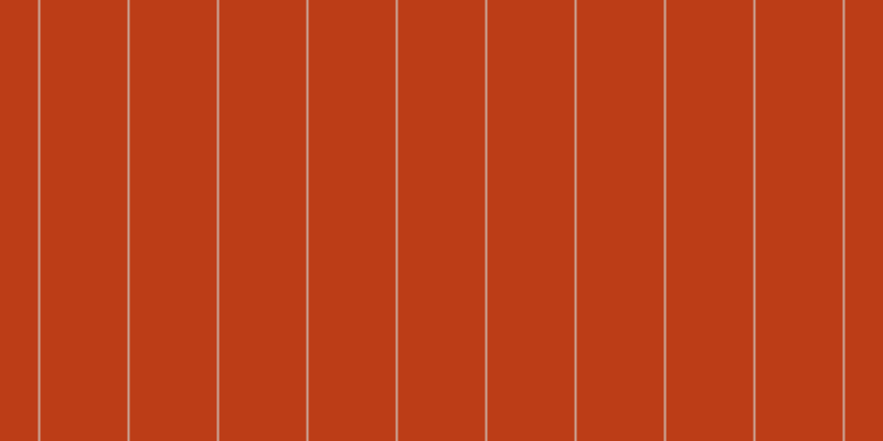 #bc3d17, #caa393 vertical lines, two pixels wide, seventy-nine pixels apart