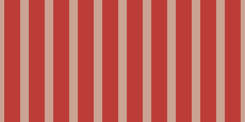 #bc3d38, #caa393 vertical lines, twenty-eight pixels wide, fifty-two pixels apart