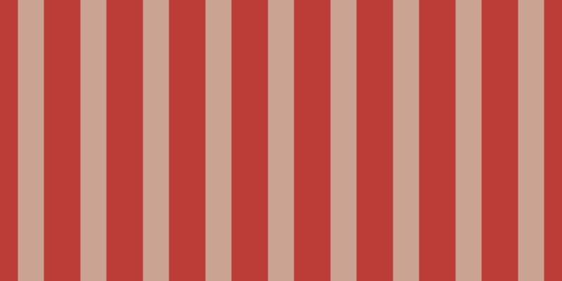 #bc3d38, #caa393 vertical lines, thirty-seven pixels wide, fifty-two pixels apart