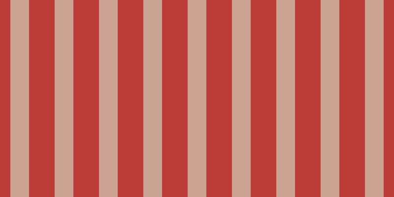 #bc3d38, #caa393 vertical lines, thirty-eight pixels wide, fifty-two pixels apart