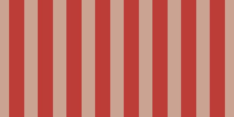 #bc3d38, #caa393 vertical lines, forty-six pixels wide, fifty-two pixels apart