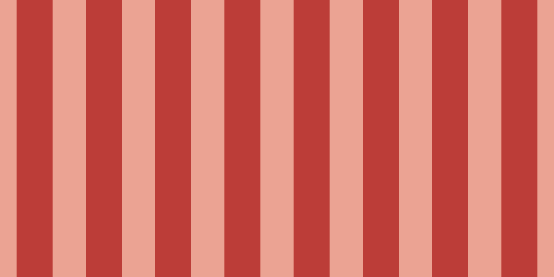 #bc3d38, #eba393 vertical lines, forty-eight pixels wide, fifty-two pixels apart