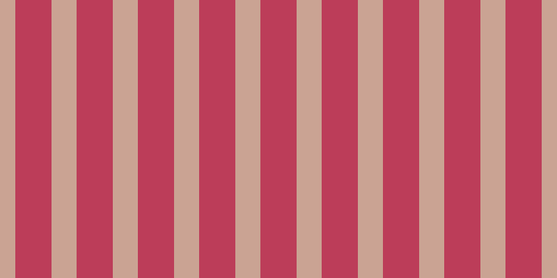 #bc3d59, #caa393 vertical lines, thirty-six pixels wide, fifty-two pixels apart