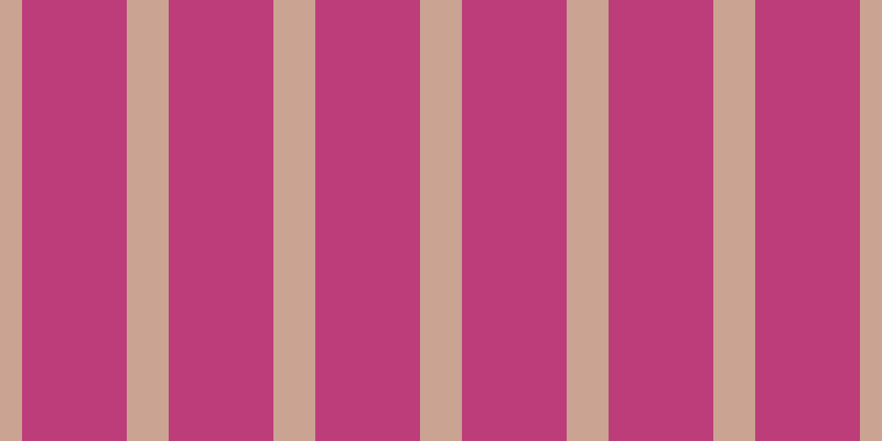 #bc3d7a, #caa393 vertical lines, thirty-eight pixels wide, ninety-five pixels apart