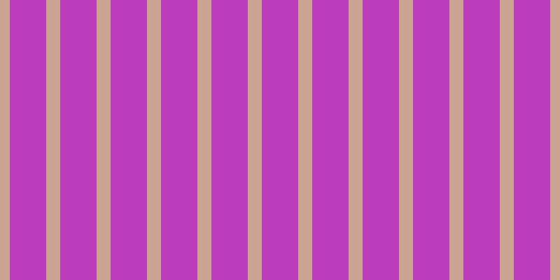 #bc3dbc, #caa393 vertical lines, twenty pixels wide, fifty-two pixels apart