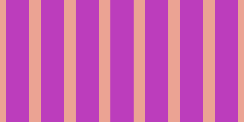 #bc3dbc, #eba393 vertical lines, thirty-eight pixels wide, seventy-six pixels apart