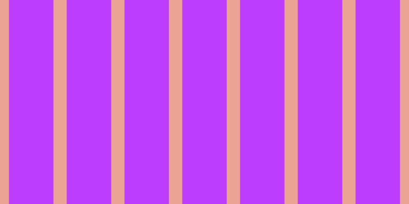 #bc3dfe, #eba393 vertical lines, twenty-six pixels wide, eighty-seven pixels apart