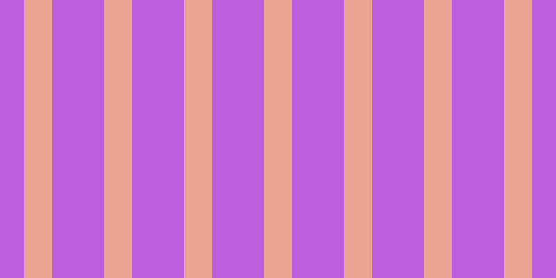 #bc5edd, #eba393 vertical lines, forty pixels wide, seventy-five pixels apart