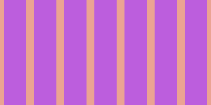 #bc5edd, #eba393 vertical lines, thirty pixels wide, eighty-four pixels apart