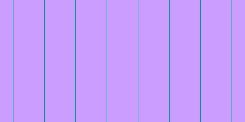 #bc7ffe (75%), #04a393 vertical lines, two pixels wide, one hundred pixels apart