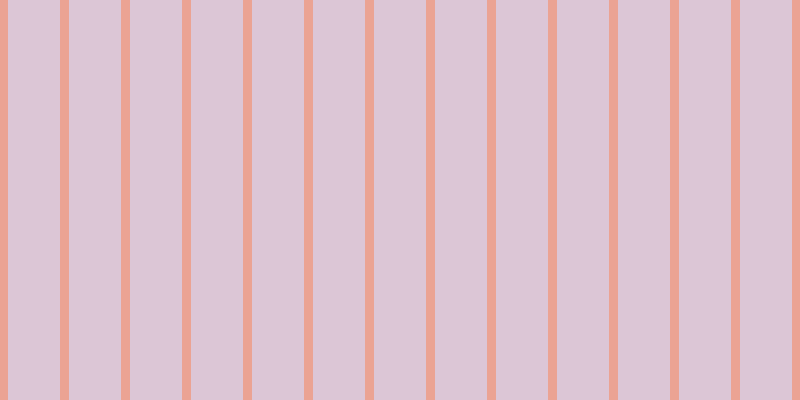 #bc8fb0 (50%), #eba393 vertical lines, nine pixels wide, fifty-two pixels apart