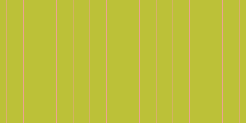 #bcc138, #eba393 vertical lines, two pixels wide, fifty-two pixels apart