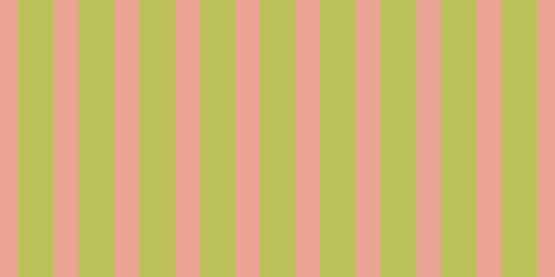 #bcc159, #eba393 vertical lines, thirty-five pixels wide, fifty-two pixels apart
