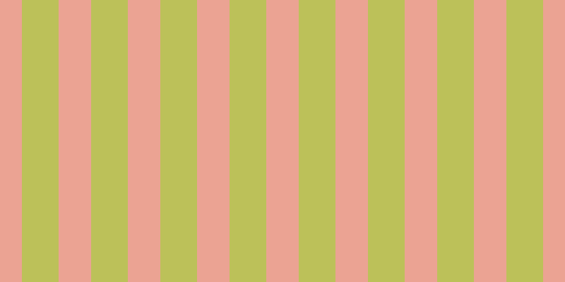 #bcc159, #eba393 vertical lines, forty-six pixels wide, fifty-two pixels apart