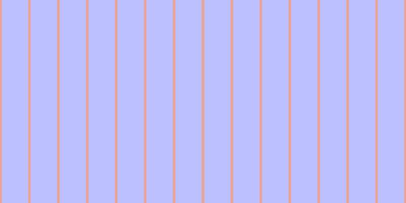 #bcc1fe, #eba393 vertical lines, five pixels wide, fifty-two pixels apart