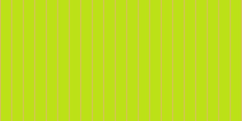 #bce217, #eba393 vertical lines, two pixels wide, thirty-six pixels apart