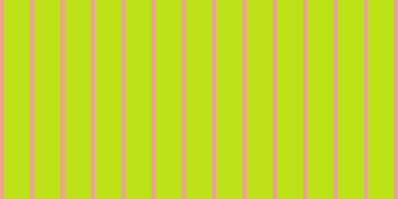 #bce217, #eba393 vertical lines, nine pixels wide, fifty-two pixels apart