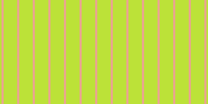 #bce238, #eba393 vertical lines, eight pixels wide, fifty-two pixels apart