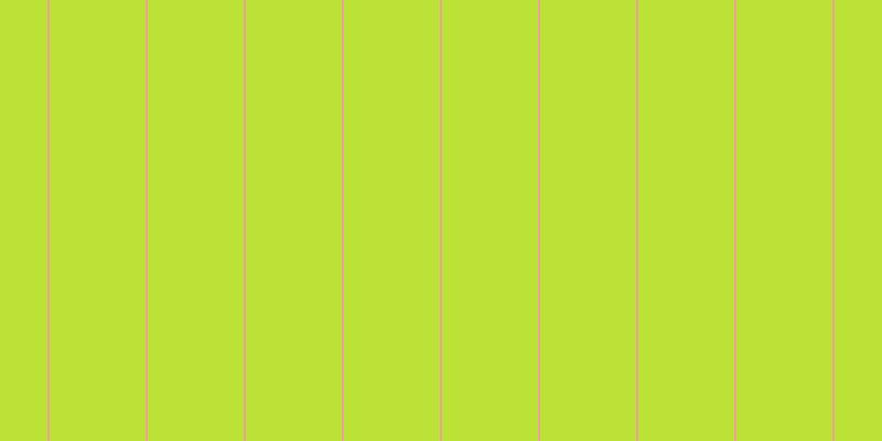 #bce238, #eba393 vertical lines, two pixels wide, eighty-seven pixels apart