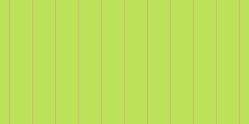 #bce259, #eba393 vertical lines, two pixels wide, seventy-two pixels apart
