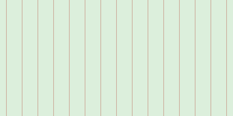 #bce2bc (50%), #caa393 vertical lines, two pixels wide, fifty-two pixels apart