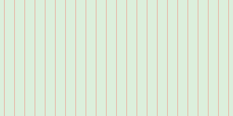 #bce2bc (50%), #eba393 vertical lines, two pixels wide, thirty-three pixels apart