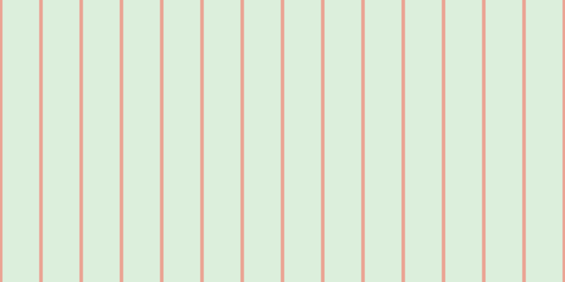 #bce2bc (50%), #eba393 vertical lines, five pixels wide, fifty-two pixels apart