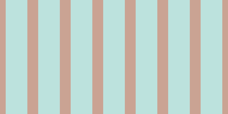 #bce2dd, #caa393 vertical lines, thirty-eight pixels wide, seventy-six pixels apart