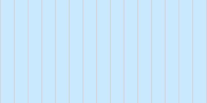 #bce2fe (75%), #eba393 vertical lines, one pixels wide, fifty-two pixels apart