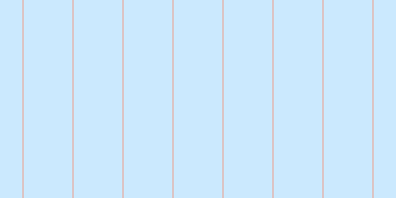 #bce2fe (75%), #eba393 vertical lines, two pixels wide, ninety-nine pixels apart