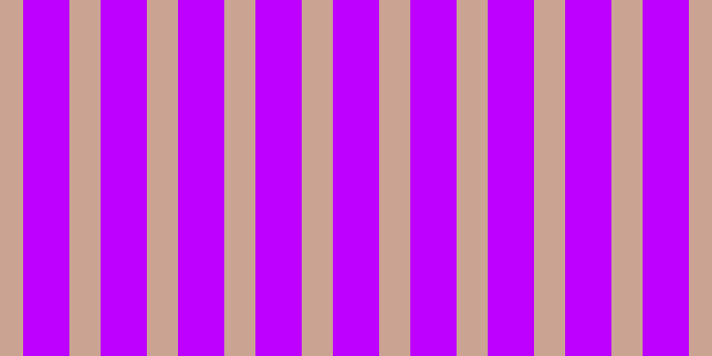 #bd00ff, #caa393 vertical lines, thirty-five pixels wide, fifty-two pixels apart