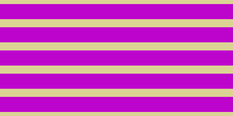 #bd04cd, #dbd393 horizontal lines, twenty-eight pixels wide, fifty-two pixels apart