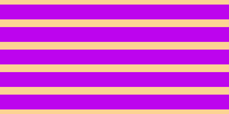 #bd04ee, #fcd393 horizontal lines, twenty-seven pixels wide, fifty-two pixels apart
