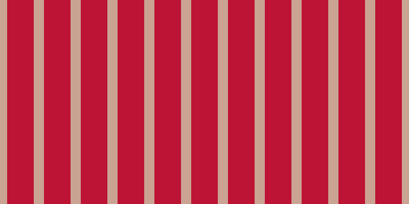 #bd1334, #caa393 vertical lines, twenty pixels wide, fifty-two pixels apart