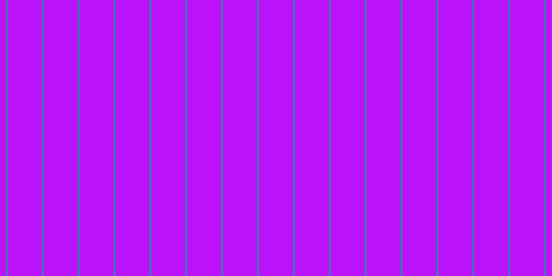 #bd13fa, #04a393 vertical lines, two pixels wide, fifty pixels apart