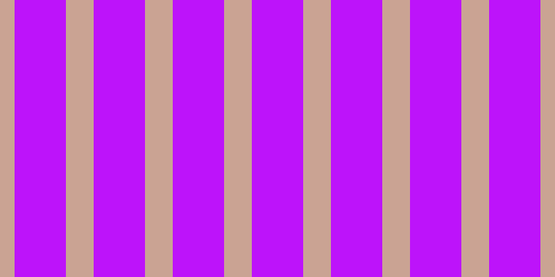 #bd13fa, #caa393 vertical lines, forty pixels wide, seventy-four pixels apart