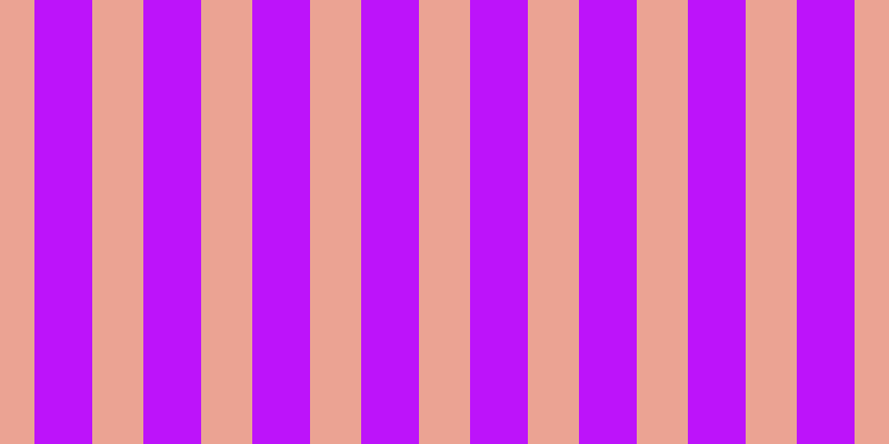 #bd13fa, #eba393 vertical lines, forty-six pixels wide, fifty-two pixels apart