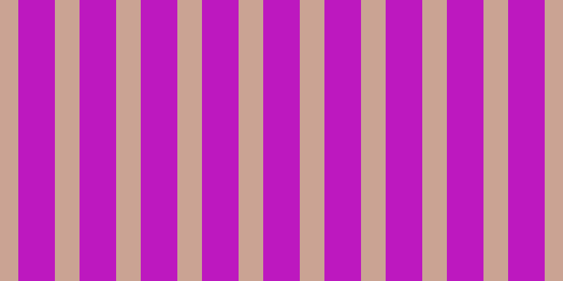 #bd18bf, #caa393 vertical lines, thirty-five pixels wide, fifty-two pixels apart