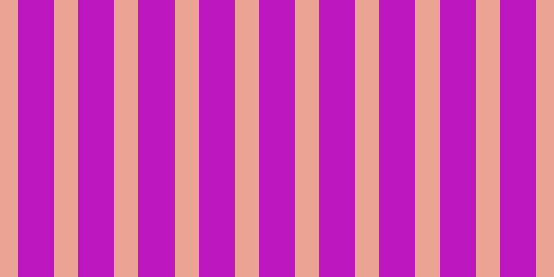 #bd18bf, #eba393 vertical lines, thirty-five pixels wide, fifty-two pixels apart