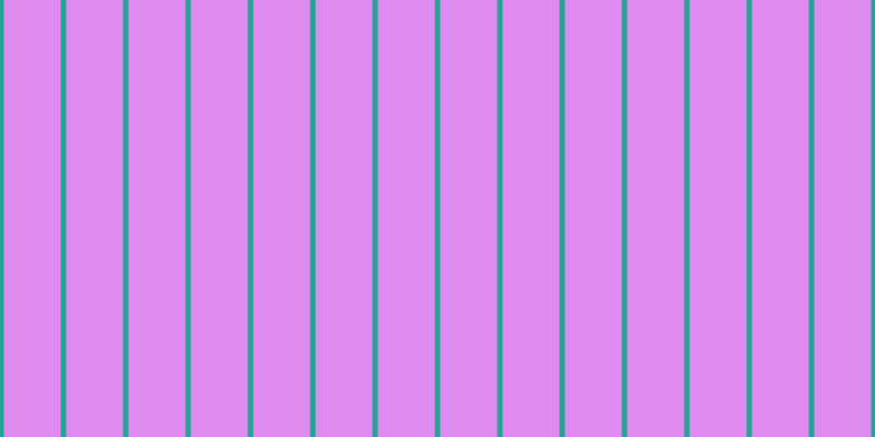 #bd18e0 (50%), #25a393 vertical lines, five pixels wide, fifty-two pixels apart