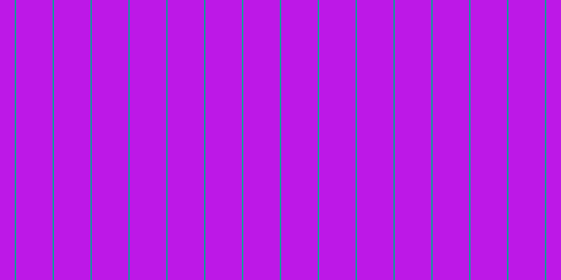 #bd18e7, #04a393 vertical lines, two pixels wide, fifty-two pixels apart