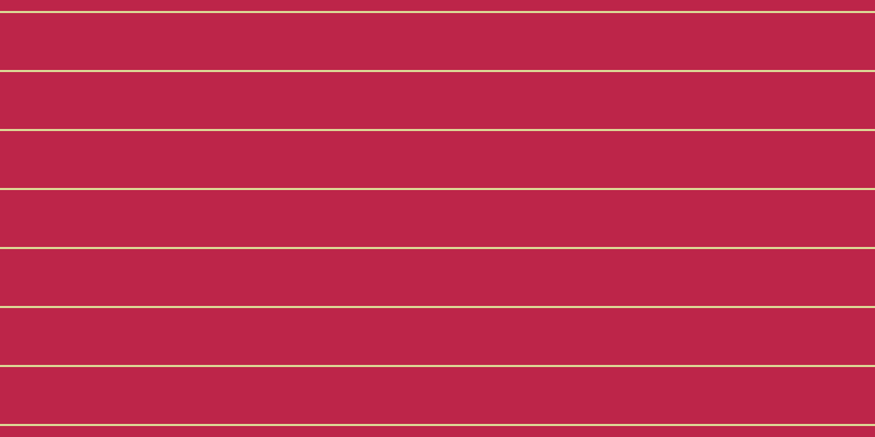 #bd2549, #dbd393 horizontal lines, two pixels wide, fifty-two pixels apart