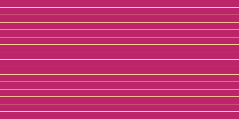 #bd256a, #fcd393 horizontal lines, two pixels wide, twenty-three pixels apart