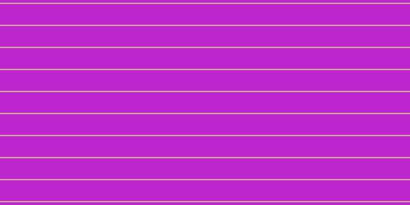 #bd25cd, #dbd393 horizontal lines, two pixels wide, forty-one pixels apart