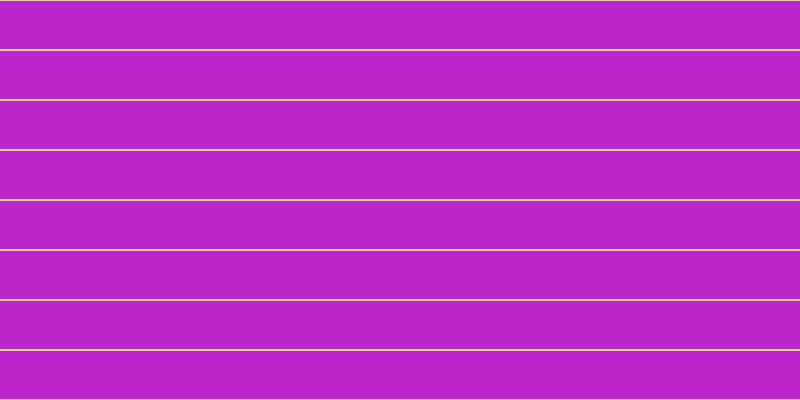 #bd25cd, #dbd393 horizontal lines, two pixels wide, forty-eight pixels apart
