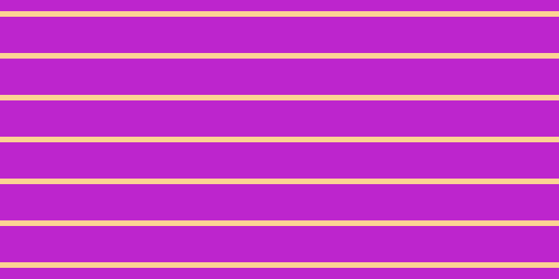 #bd25cd, #fcd393 horizontal lines, eight pixels wide, fifty-two pixels apart