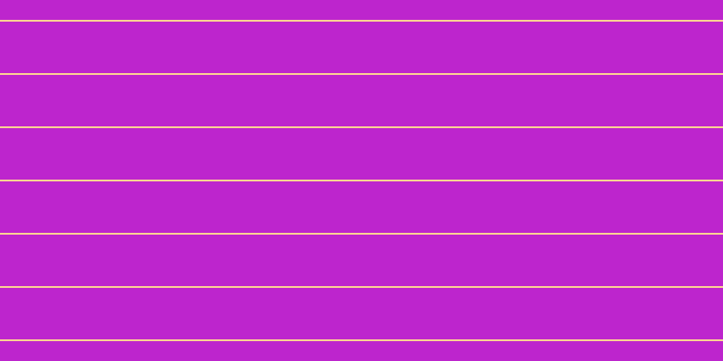 #bd25cd, #fcd393 horizontal lines, two pixels wide, fifty-seven pixels apart